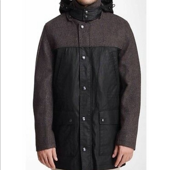 Vince Camuto Wool Blend Technical Anorak Large - Picture 13 of 16